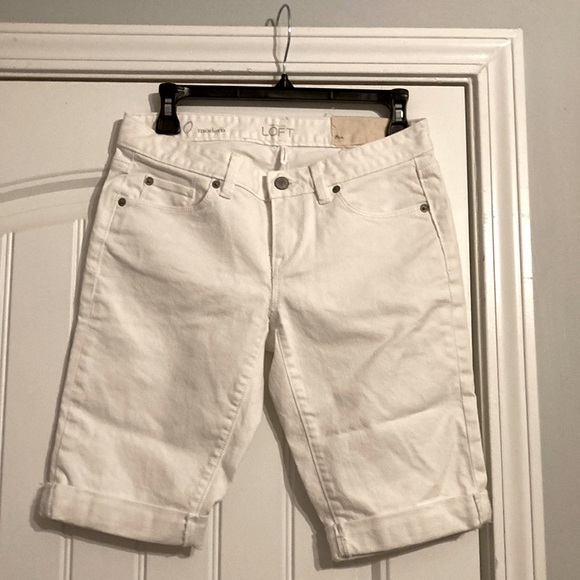 LOFT Pants - LOFT Women's White Shorts